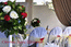 красная красно-белая красно-золотая свадьба оформление ленты лентами ягоды ягодами свадьба розы Крым Крыму Ялте Алуште Симферополк
